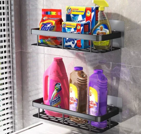 Suporte De Shampoo Prateleiras De Banheiro Sem Furo Premium - Neverdie Store photo review
