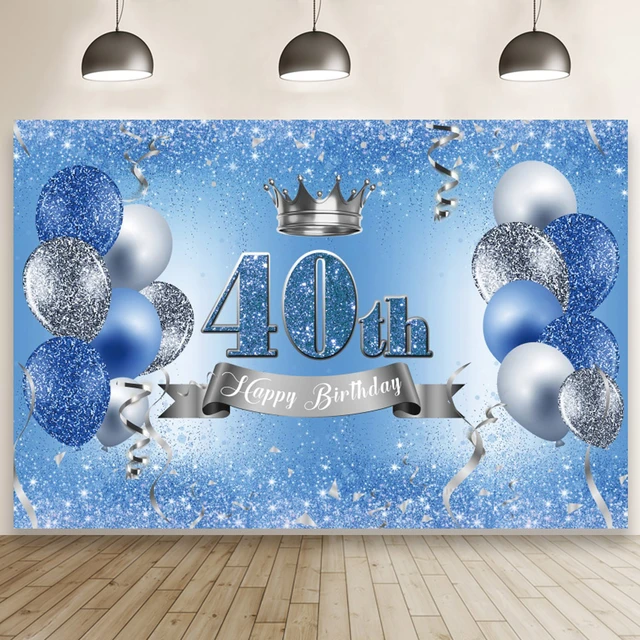 Decoration Anniversaire 40 Ans Femme Homme, Deco Anniversaire 40