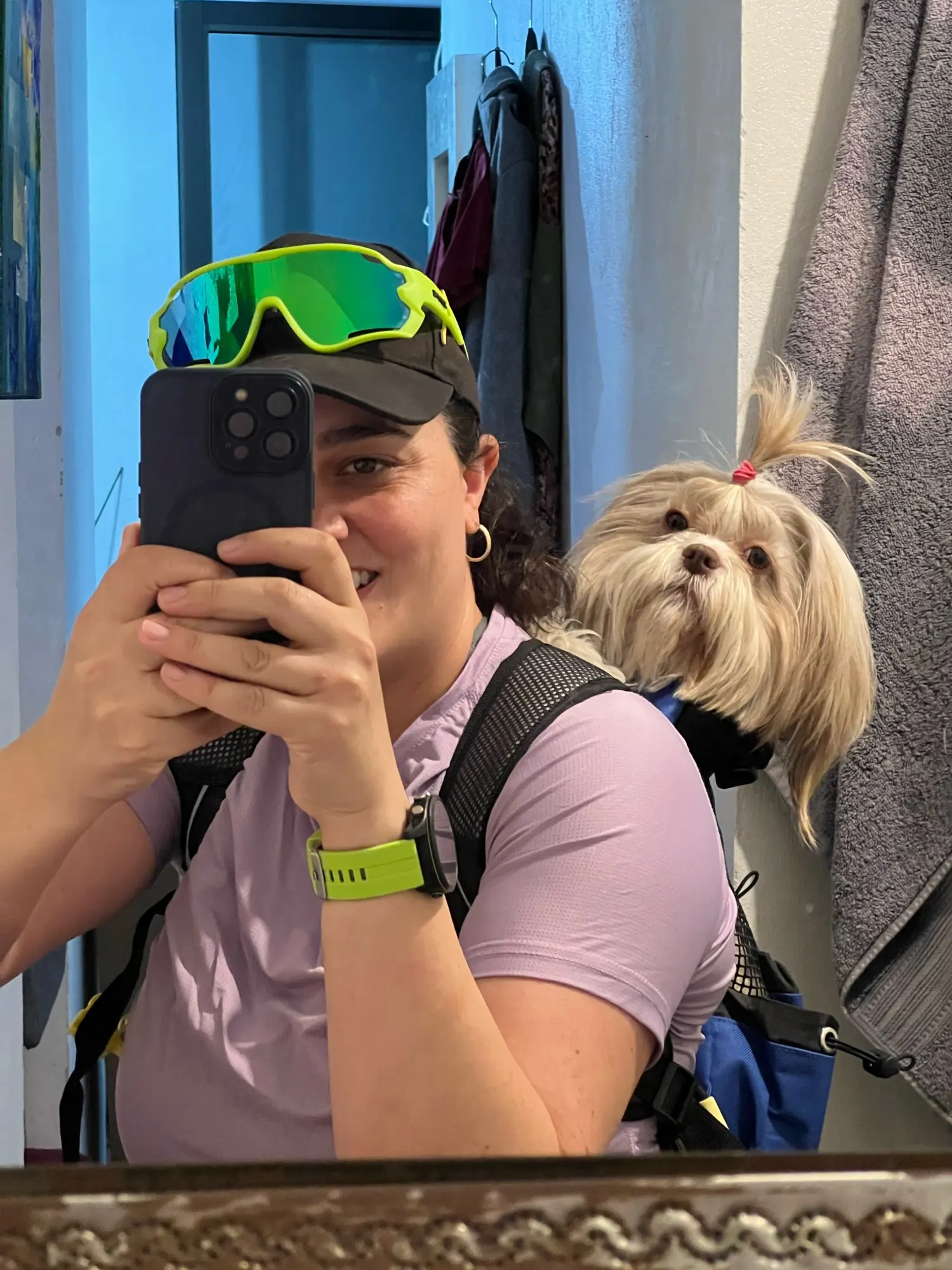 Hiking Dog Carrier Travel Backpack | Small Dog Sling & Rucksack photo review