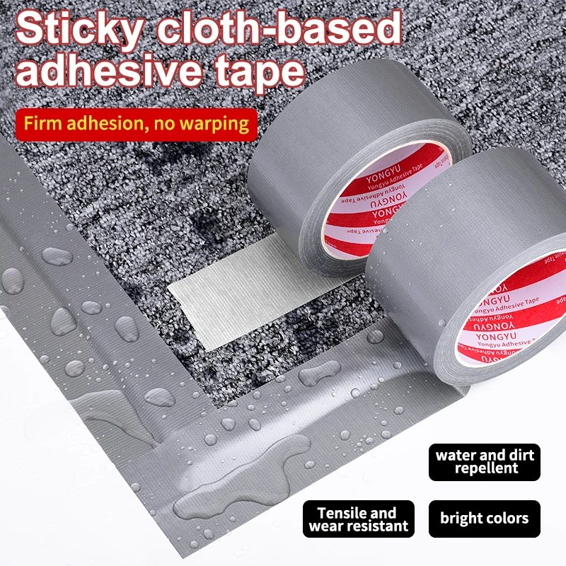 Ultra-Durable Waterproof Adhesive Tape - Multi-Surface Silvery Gray Sealant