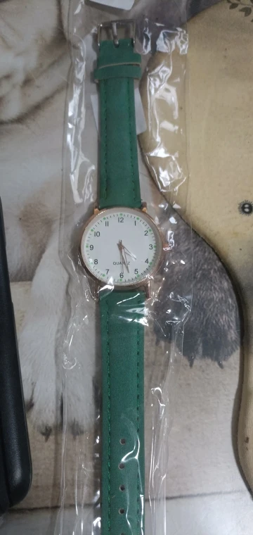 Reloj de Mujer a la moda para Mujer, relojes con correa de cuero, Reloj de pulsera luminoso de cuarzo analógico de lujo para Mujer, Reloj femenino photo review