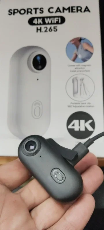 4K Mini Action Camer Wearable Cam with Waterproof Shell WiFi Bike Camera Friendly for Casual Cycling Vlog Action Wifi photo review