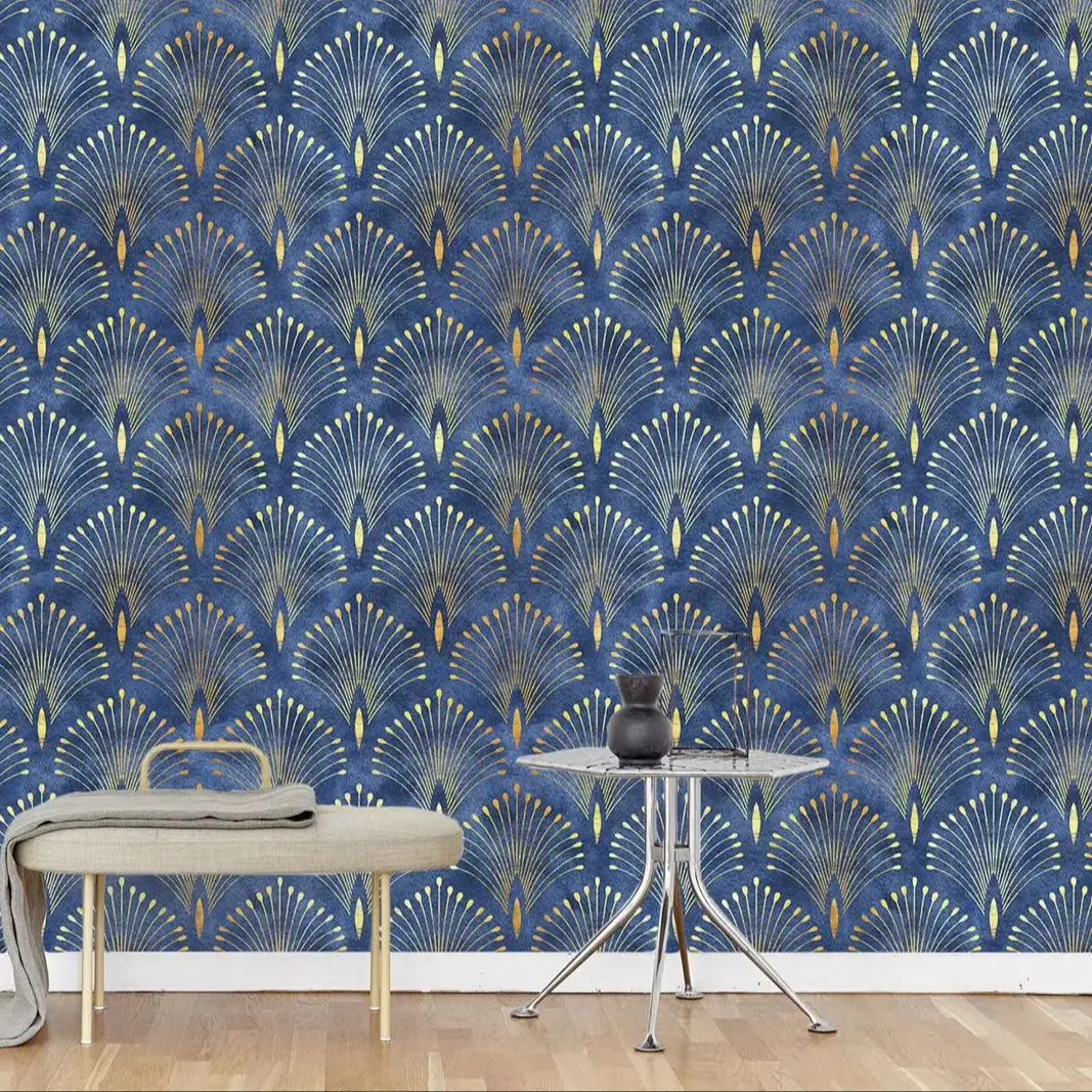 parede luxo vintage papel parede 04
