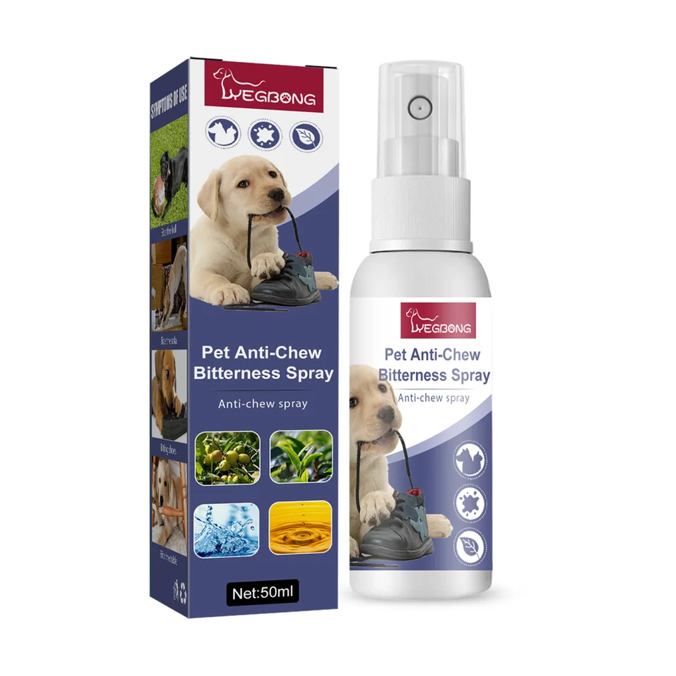 Pet Anti Chewing Bitterness Spray 50ml for Cats Dogs