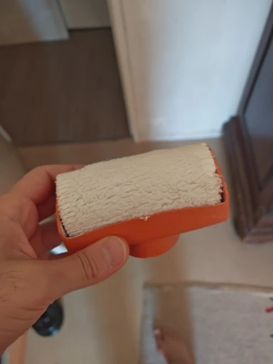 Rouleau de peinture murale antibactérien, brosse de réparation à base d'eau, peinture pour mur intérieur de maison, petit rouleau de peinture en Latex blanc Portable photo review