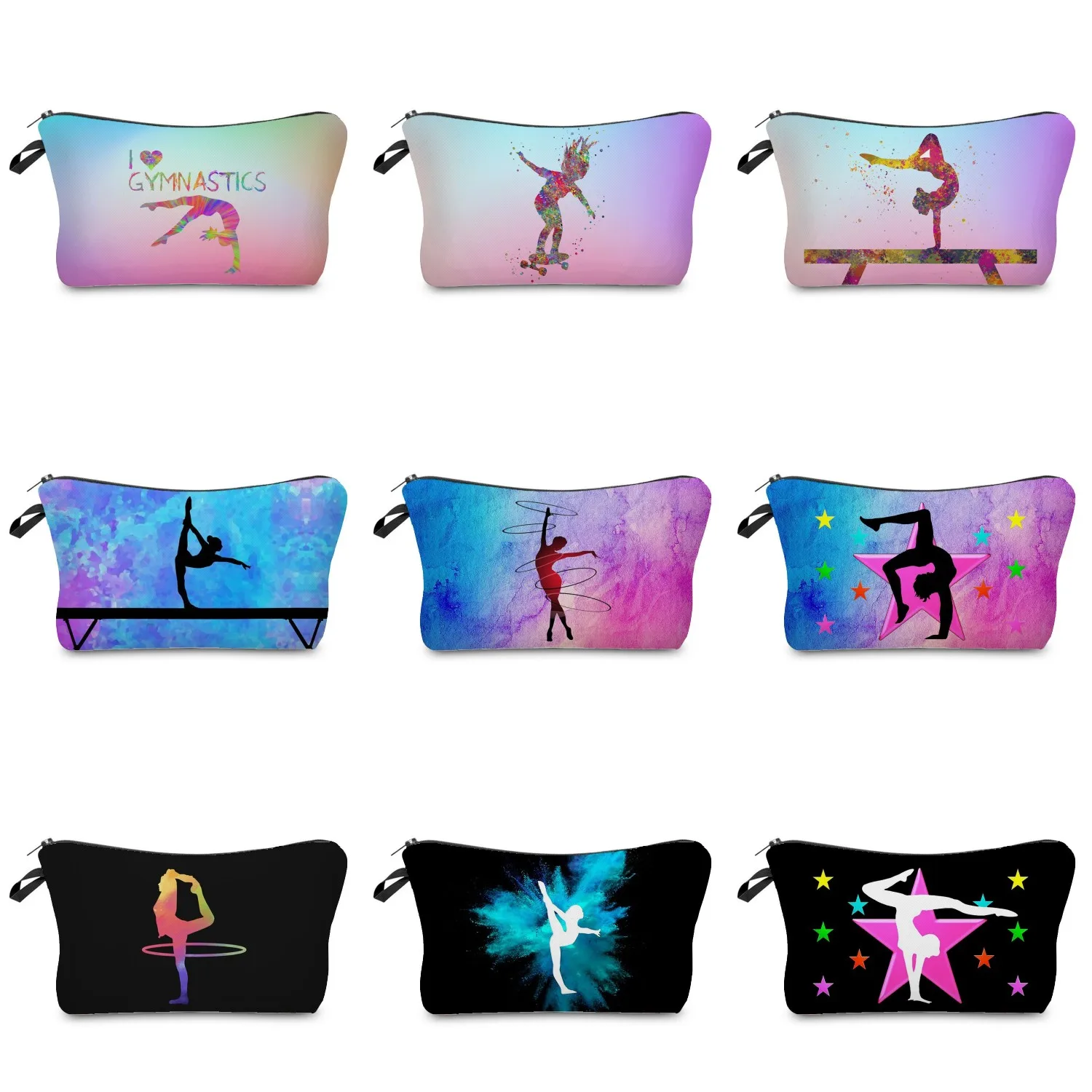 Rhythmic Gymnastics Girl Bag Toiletries Organizer Gymnastic Teacher Bag Gymnast Cosmetic
