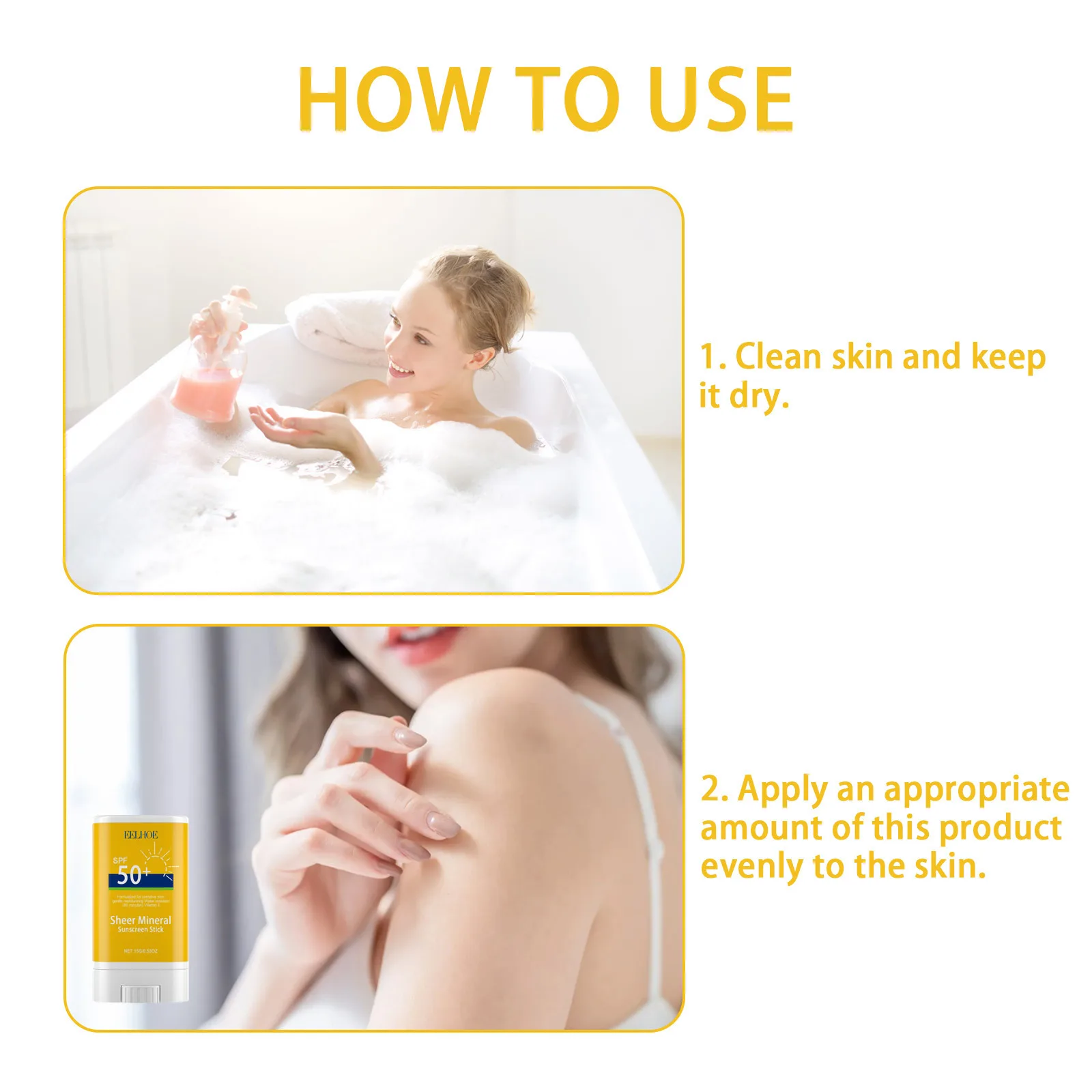 Sun Stick Ultraviolet Resistance Anti-Sun Dryness Improval Oil-Control Lasting Protection Moisturizing Skin Care Sunscreen Stick