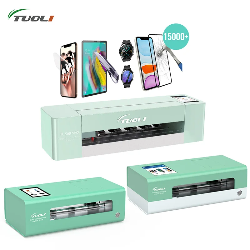 TUOLI TL518 TL568MAX  Plotter Cutting Machine Flexible Hydrogel Film For Pad Phone Front Screen Protective Back Sticker Cutter
