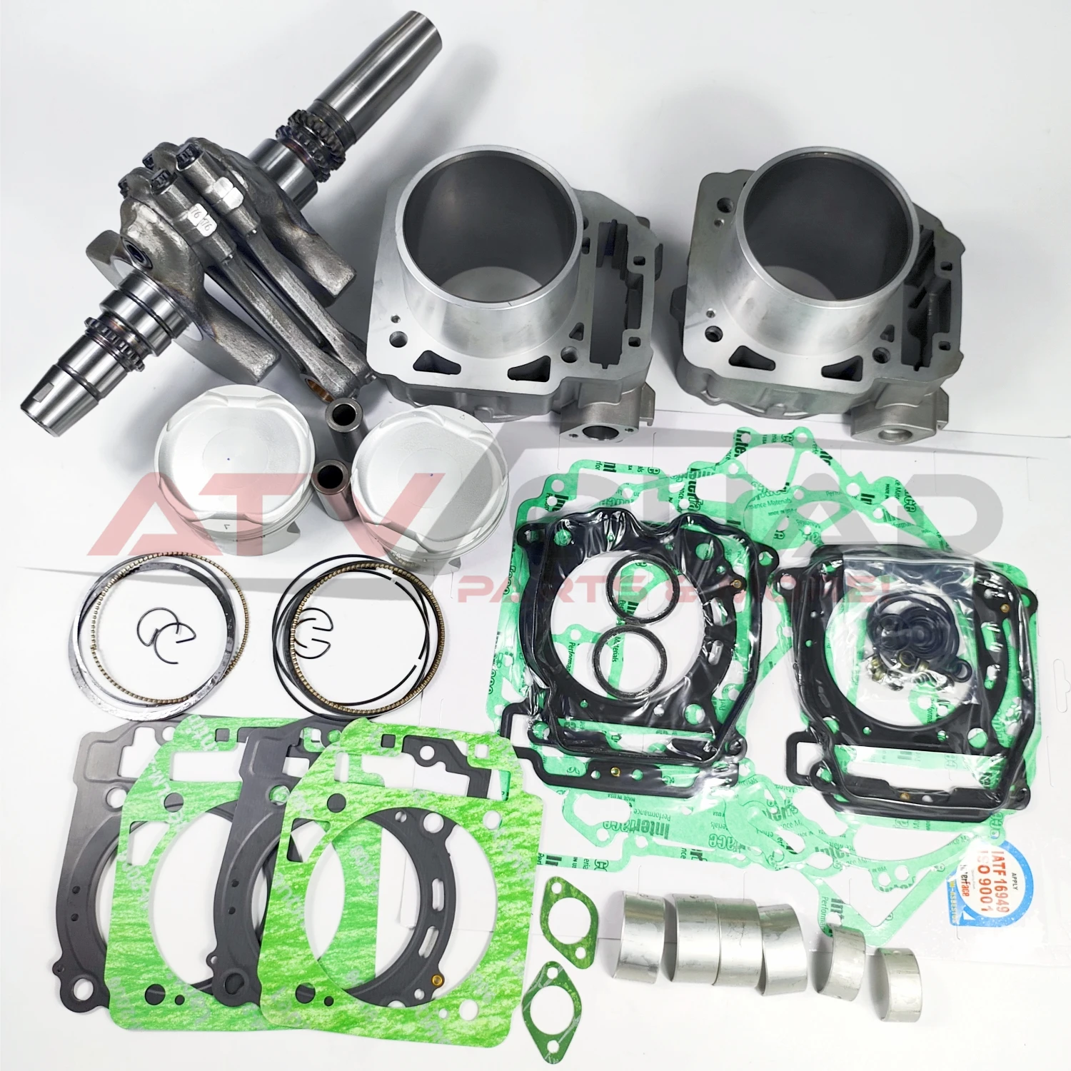 Crankshaft Cylinder Piston Gasket Plain Bearing Kit For Russian Mechanics Frontier 1000 Odes 1000 21050401101 21050401201