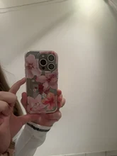 Pink Lily Flower Pattern Phone Case For iPhone 16 17 16e 15 14 13