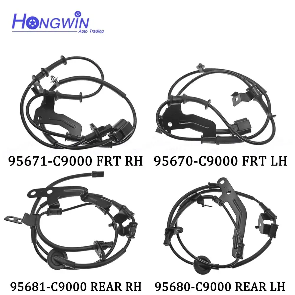 Front & Rear Left Right ABS Wheel Speed Sensor Fits Hyundai KIA IX25  2014-2015 95670-C9000 95671-C9000 95680-C9000 95681-C9000 - AliExpress