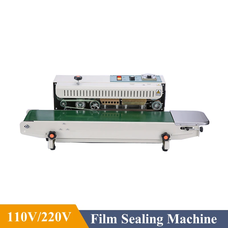 Continuous Sealing Machine Automatic Horizontal Continuous Bag Band Sealer FR900 Plastic Bag Sealer Machine With Digital