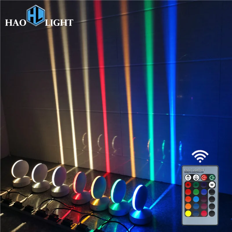 

LED 10W Decorative Window Sill Light Colorful Remote Corridor Light 360 Degree Ray Door Frame Line Wall Lamps for Hotel Aisle