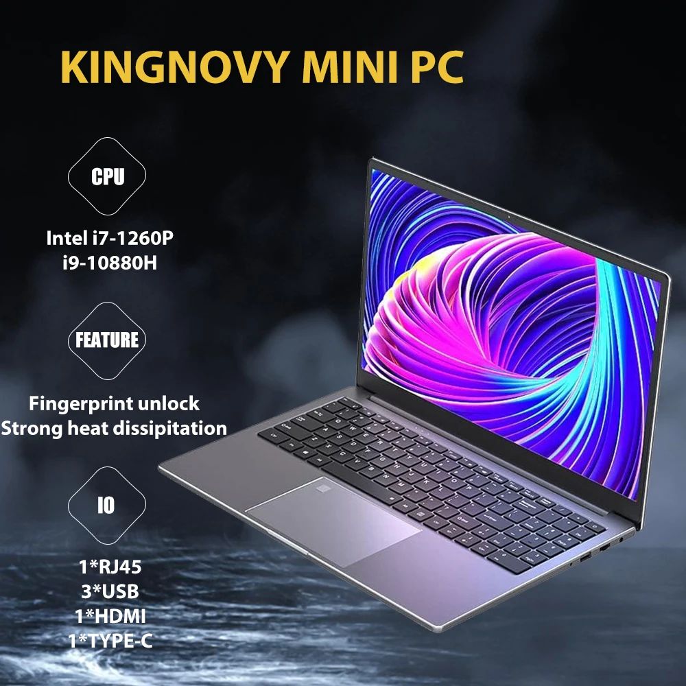 12Th Gen Intel Core I7-1260U 1165G7 Laptop Ultrasottili 32Gb Ram 2Tb Ssd Nvme 15.6 "Full Hd Ips Display Windows 11 Pro Leggero