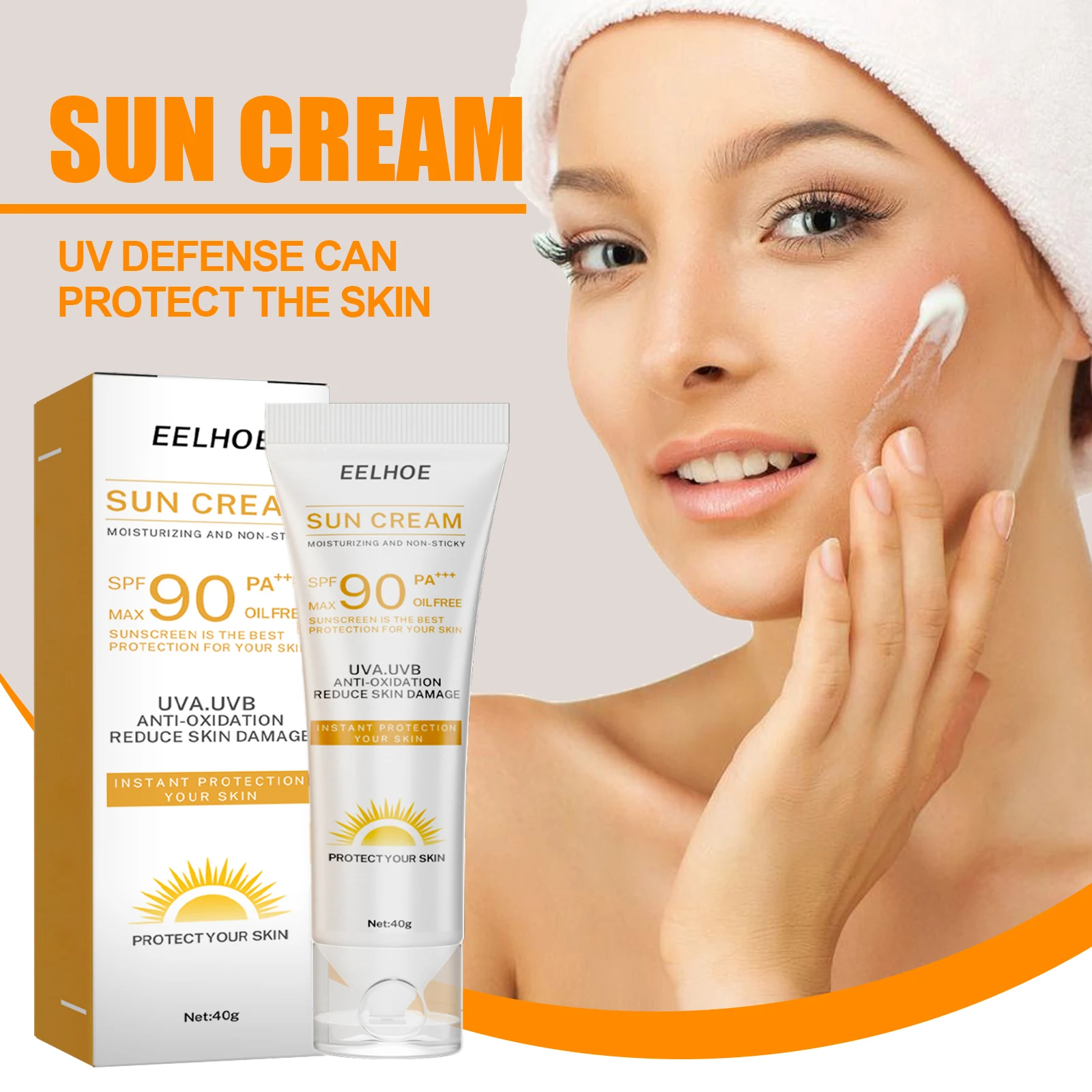 Isolation Protective Cream Physical Uv Defense Reduce Skin Sunburn Sweatproof Not Fake White Summer Refresh Moisturizing Cream_voghion.com