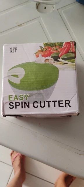 Processador Manual Triturador de Alimentos 3 Laminas 500 ml - Neverdie photo review