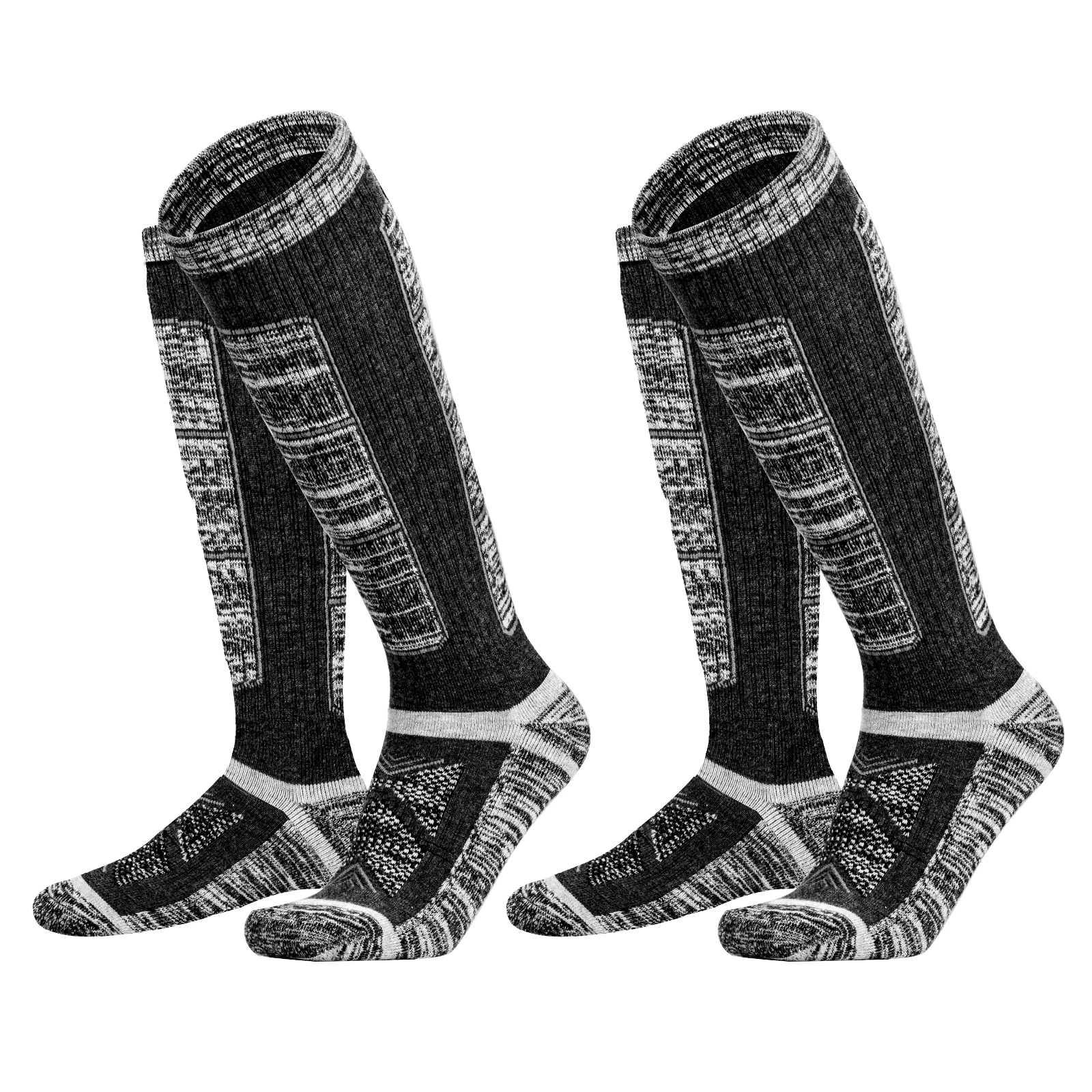 Ski socks 2 Pack Merino Wool Winter Thermal Socks For Snowboarding Skiing Skating Outdoor Sports Hunting