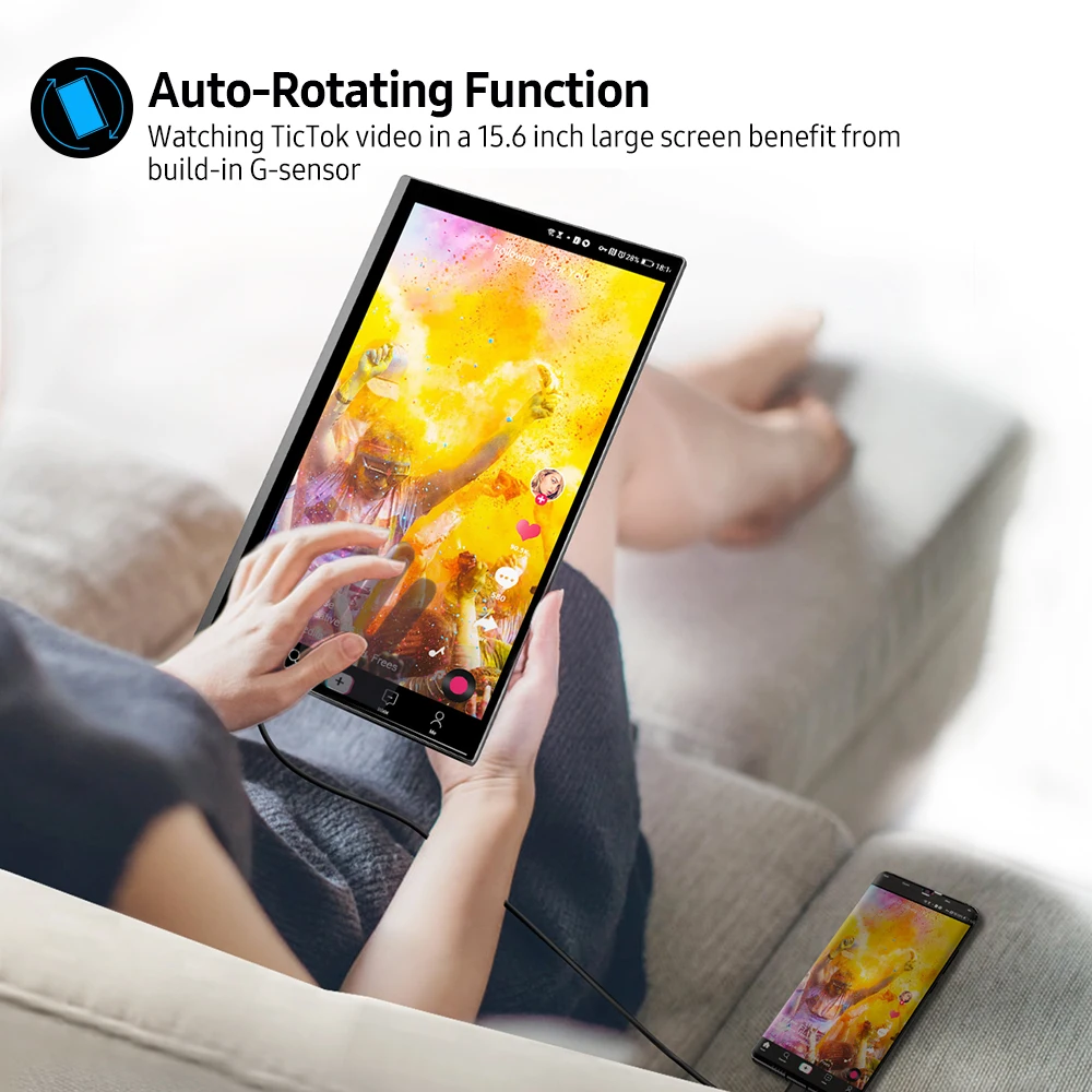 UPERFECT-4K 15.6 ġ ġ г ޴   3840x2160, USB cŸ HDMI IPS ȭ PS4 ġ Xbox Ʈ ȭ