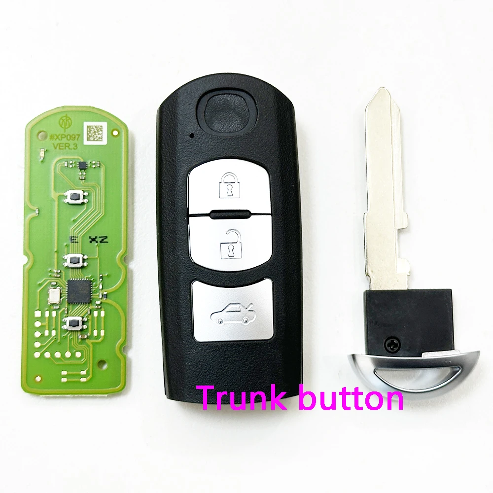 Car Remote Key Xhorse VVDI XZ Series XZMZD6EN For Mazda 3button