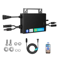 Micro-onduleur SUKFLOW 1000W, micro-onduleur solaire avec WLAN et Bluetooth, étanche IP67, avec câble CA de 5m pour l'alimentation de balcon 1