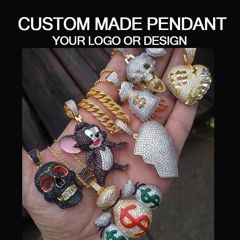 Custom Made Product Hip Hop Jewelry Pendant Necklace