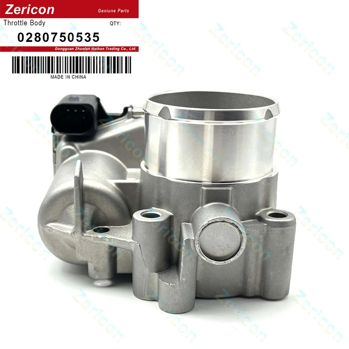 Throttle Body 0280750535 7S7G-9F991-CA Compatible With 2011-Ford Fiesta 1.6L
