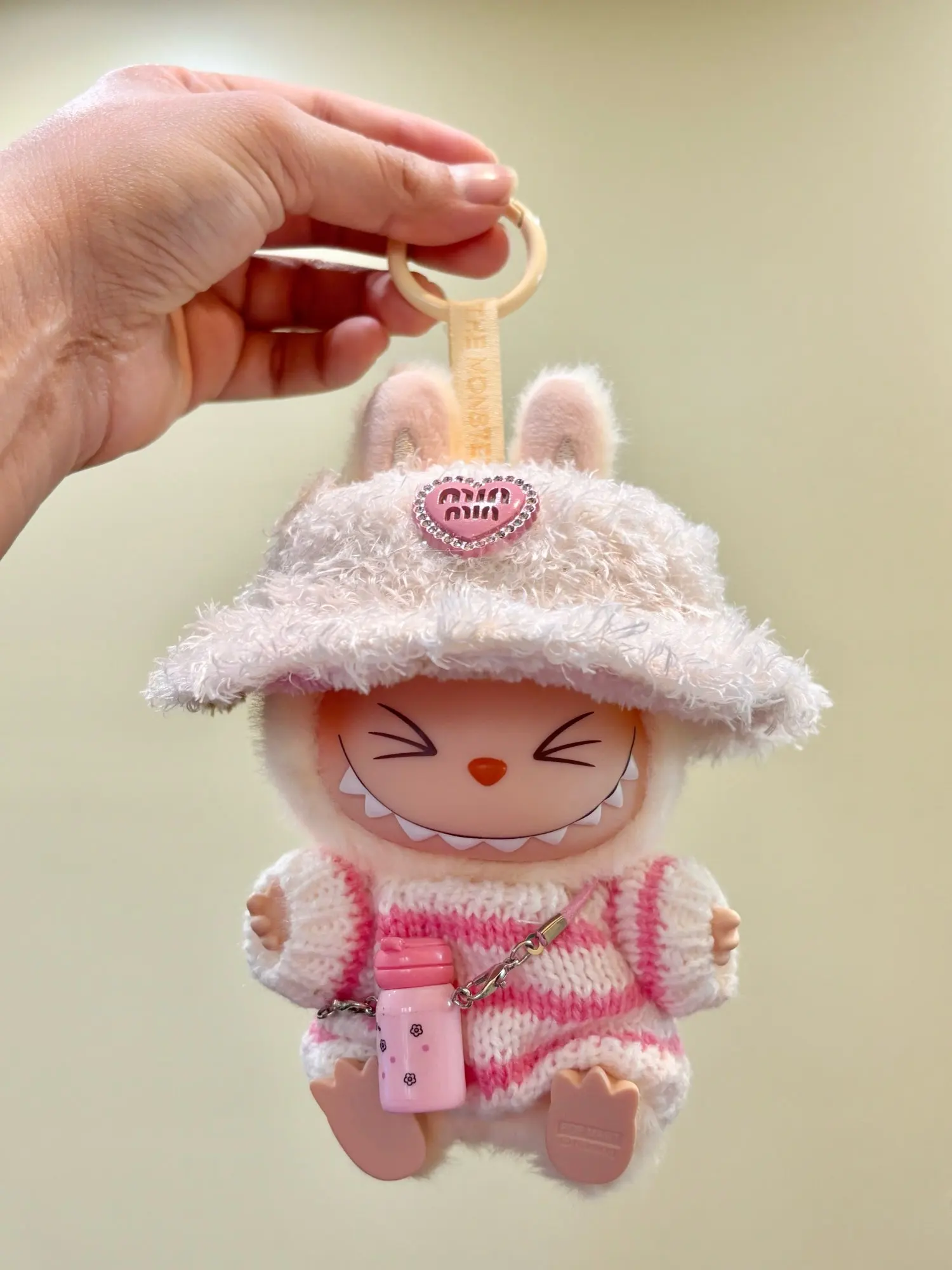 Labubu Doll Clothes: 15/17CM Idol Kpop Style Mini Plush Overalls Set photo review