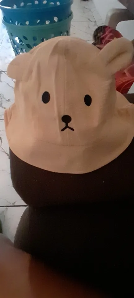 Cute Bear Baby Bucket Hat photo review