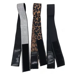Deluxe Leopard Lace Wig Band Set - Adjustable Elastic Bands (3 Pieces Set)