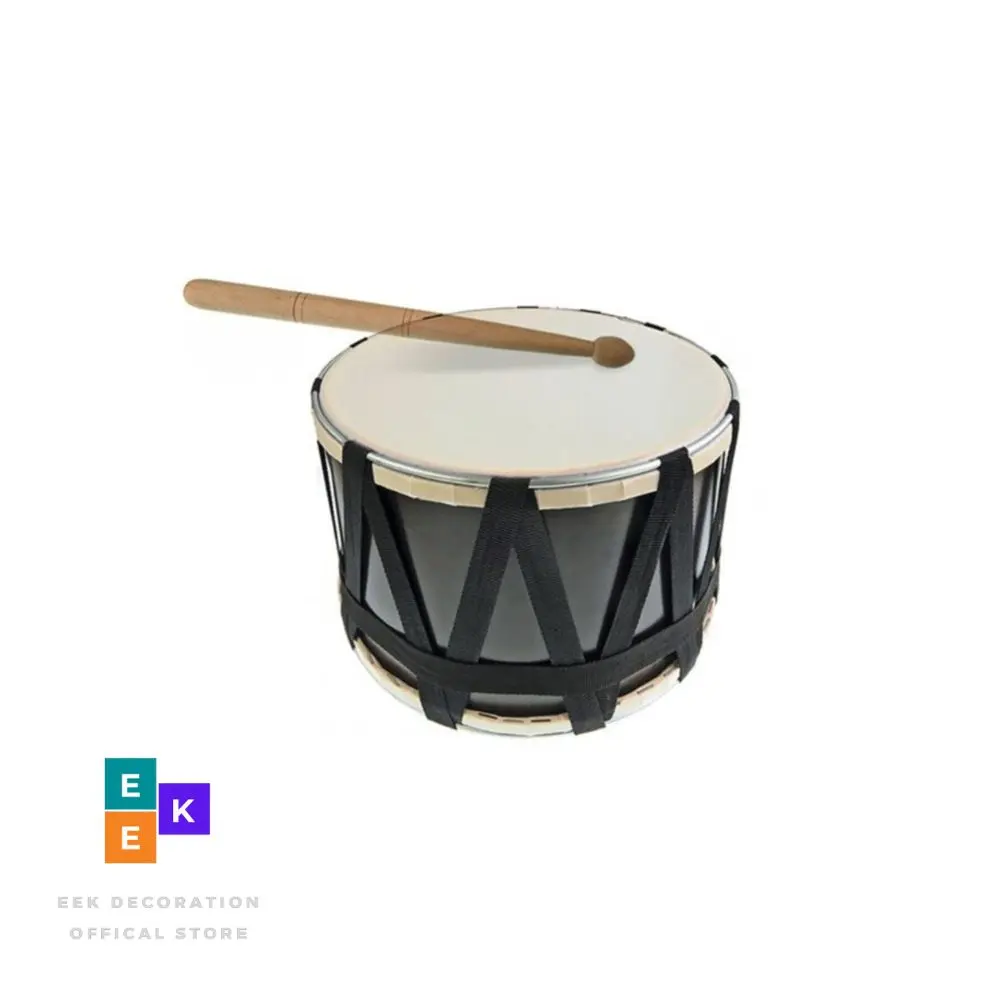 Children's Drum Made of Real Material - Mallet and Stick Included 30 Cm High Sound Quality Toy For Kids