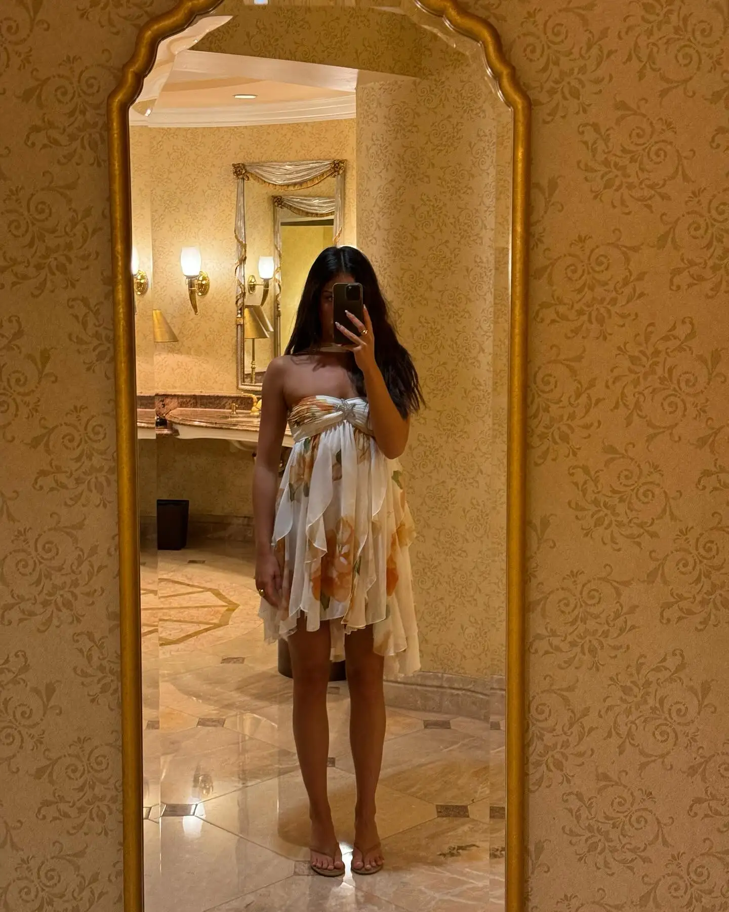 Elegant Scarf Collar Pleated Mini Dress - Summer A-Line Style photo review