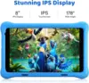 TK801 Kids Tablet 8 Inch 2GB RAM 32GB ROM with Expandable 128GB Slot Eye Protection Child-Friendly Software And Games Preloaded 6