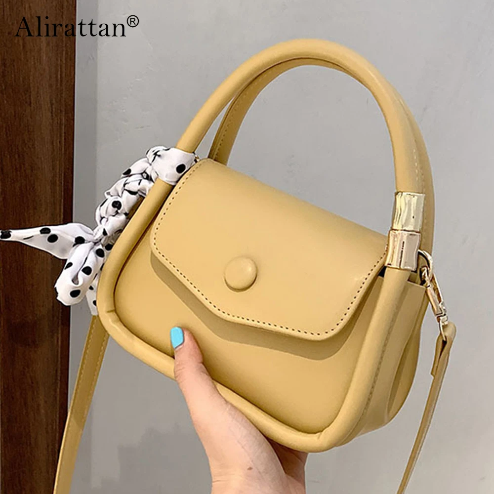 2023 New Arrival Trendy Women's Pu Leather Square Shoulder Bag