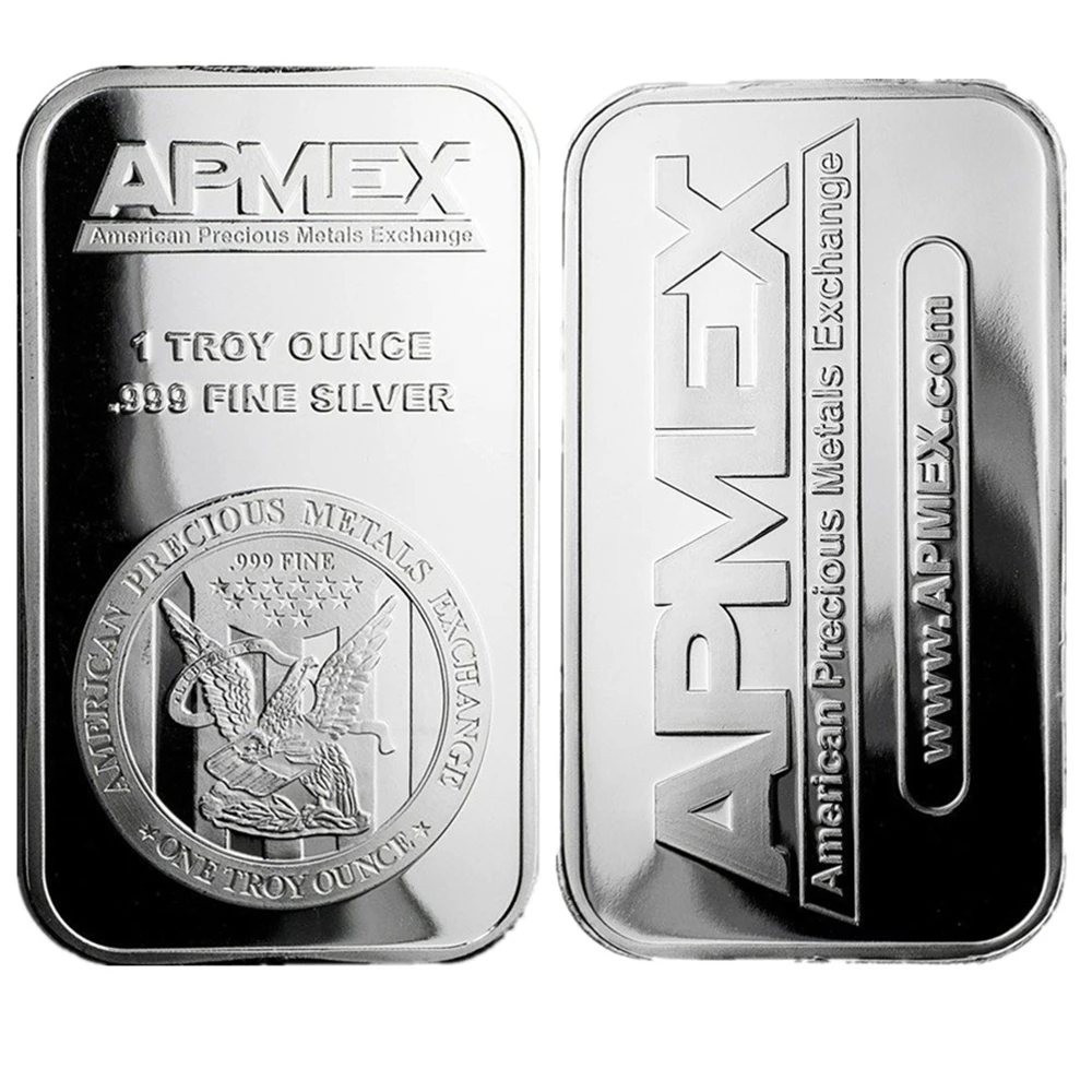 APMEX 10トロイオンス 銀バー2個 silverインゴット APMEX 10トロイオンス 銀バー2個 - メルカリ