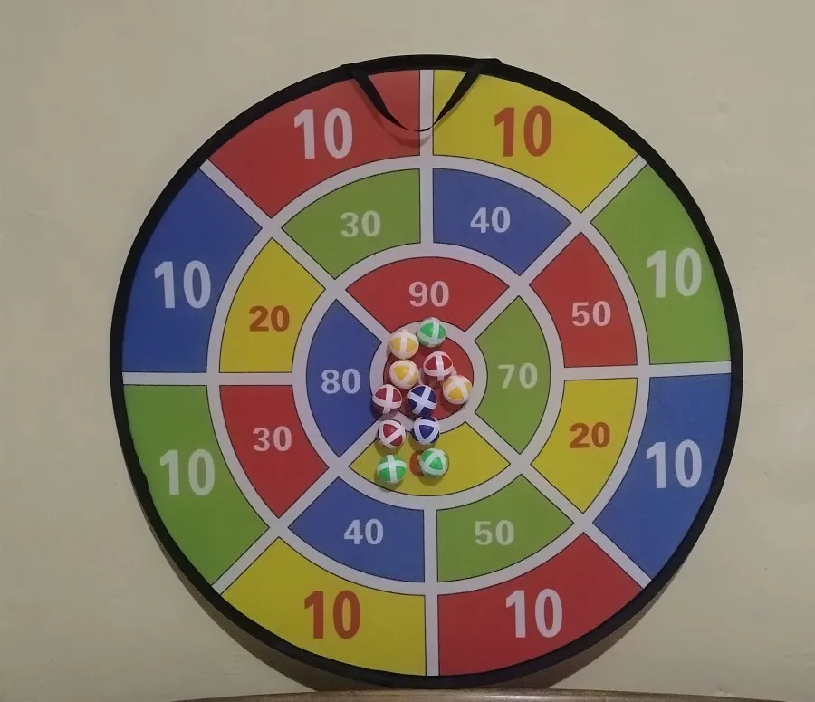 Grande Cible à Balles Scratch 74 cm – Jeu Éducatif Arithmétique Famille photo review