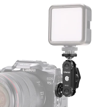 Ulanzi R102 Double 360° Ball Heads Magic Arm Holder with 1/4'' Screw Mount for Camera Video Light Monitor Photography 2