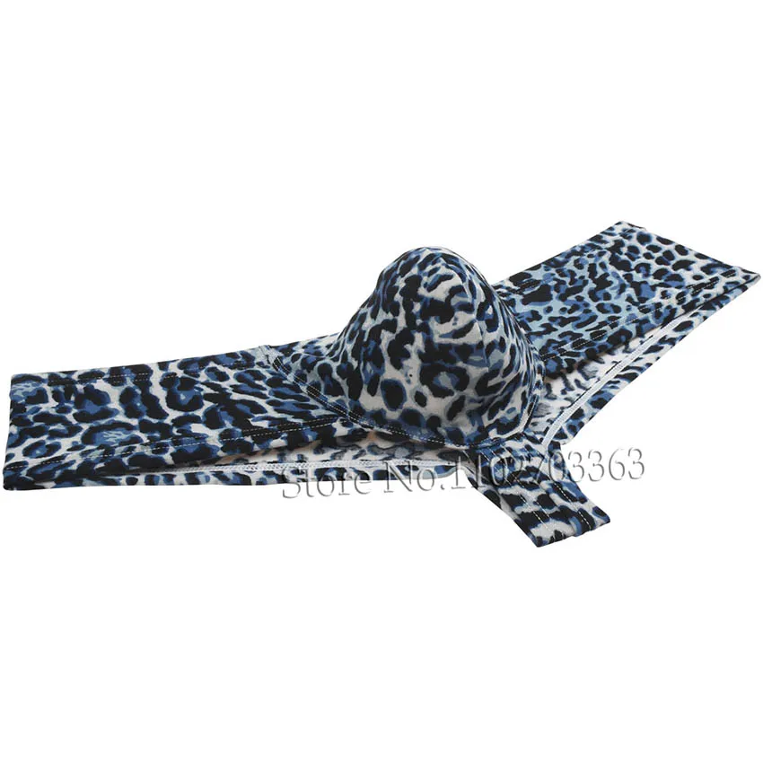 Men's Explore Daring Comfort With Leopard Micro Boxer Brazilian Inspired Pouch-Enhanced Underwear Unleash Your Confidence