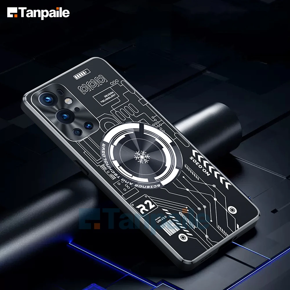 Magnetic Cooling Shockproof Phone Case with Copper Heat Dissipation and Metal Back Cover