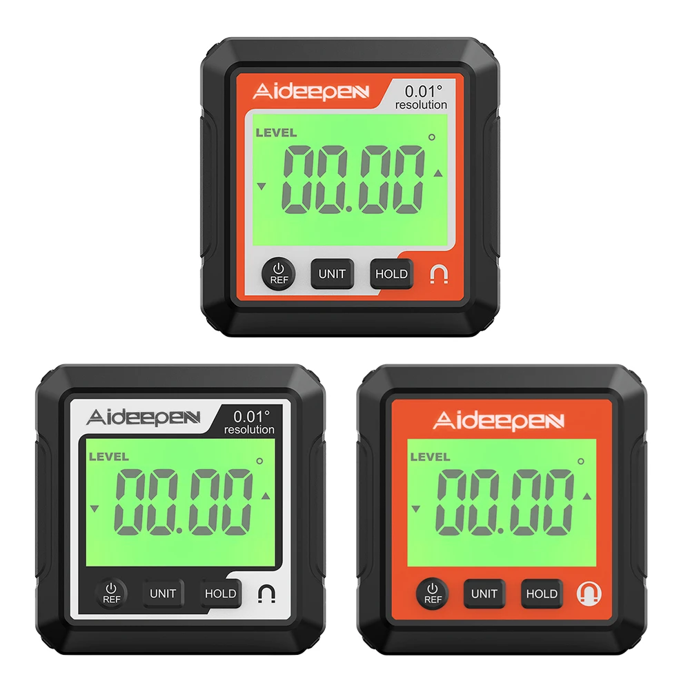 Digital Level Box Protractor Angle Finder 90 Degree Digital Protractor Angle Measure Inclinometer Magnetic Based Backlight