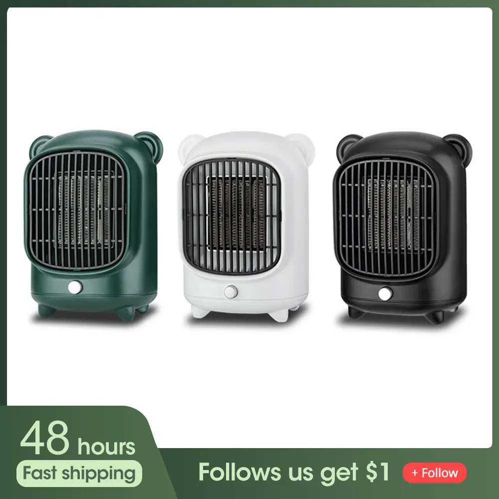 

Low Consumption Electric Heater PTC Ceramic Heating Mini Warmer Portable Energy Saving Heater Overheating Protection Warmer Home