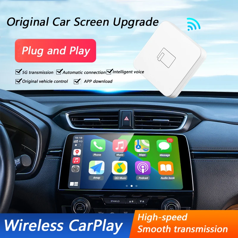 Apple ȵ̵ AUTO AI Box   Carplay 5G Bluetooth  Nissan Camry Mercedes Toyota Mazda Citroen Audi Land Rover