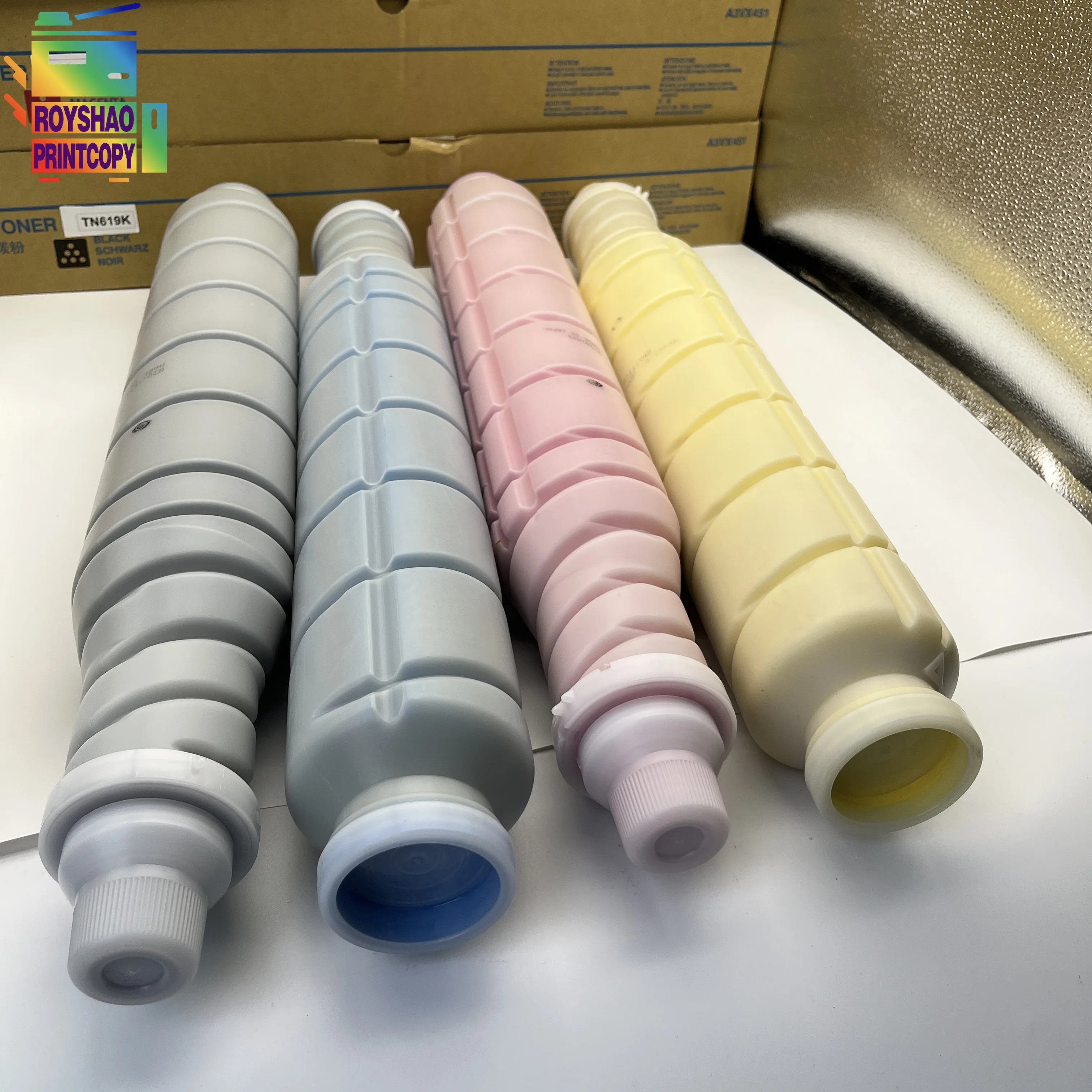 C1070 TN619 Toner Cartridge CMYK for Konica Minolta BIZHUB C1060 C1070P C2060 C3060 C2070 C3070 A3VX130 A3VX230 TN-619 Toner Cartridge