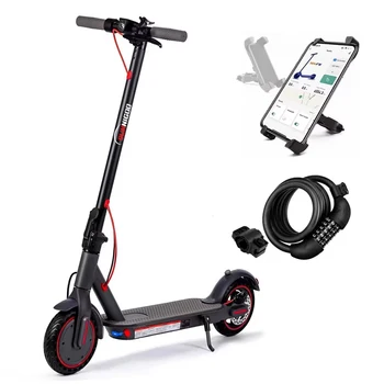 Scooter elettrico da 8,5 pollici con funzione app, con supporto per cellulare e protezione antifurto, scooter elettrico pieghevole, 25-30 km