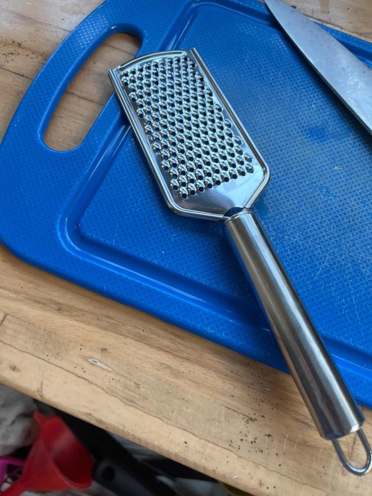 Stainless Steel Handheld Cheese Grater Multi-PurposeKitchen Food Graters for Chocolate Butter Fruit Vegetable Kitchen Items photo review
