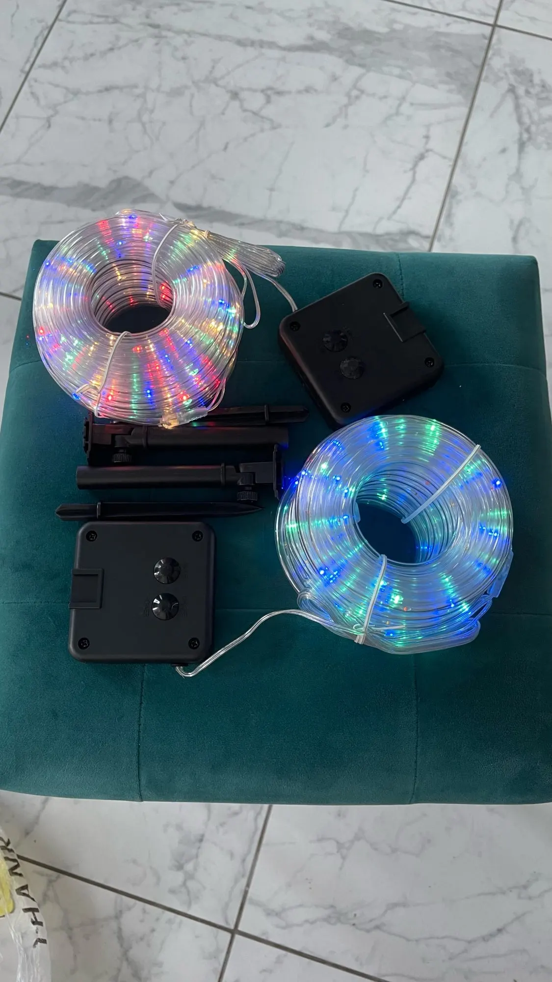 Guirlande solaire LED tube