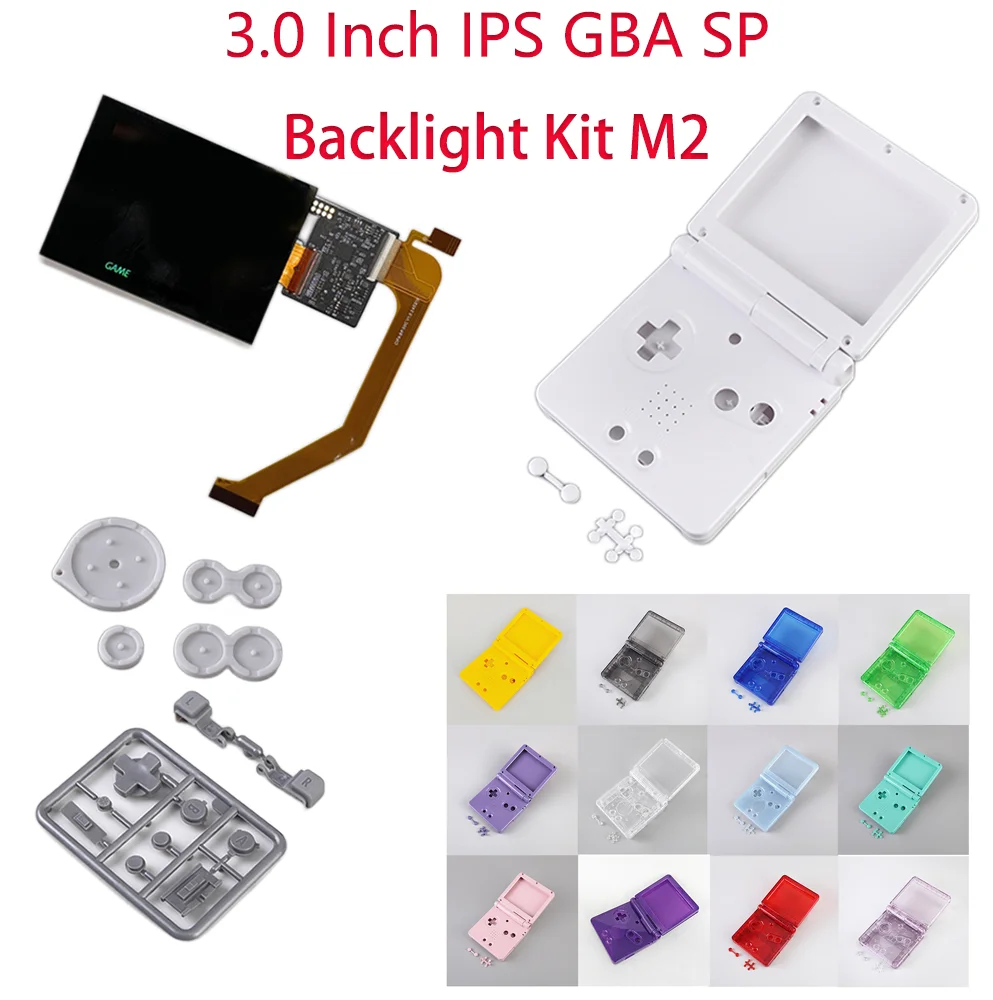 ゲームボーイアドバンス - 3.0 INCH IPS AGB LAMINATED HOUSING KIT白 3.0 Inch IPS AGB Laminated Kit – FunnyPlaying