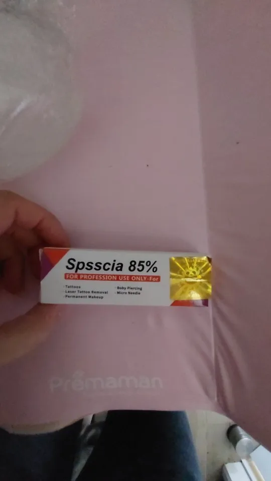 85% Spsscia Multipurpose Numbing Cream lidocaine 8% for Cosmetic tattooing/Permanent Makeup/Piercings/Waxing/Microblading/Laser photo review