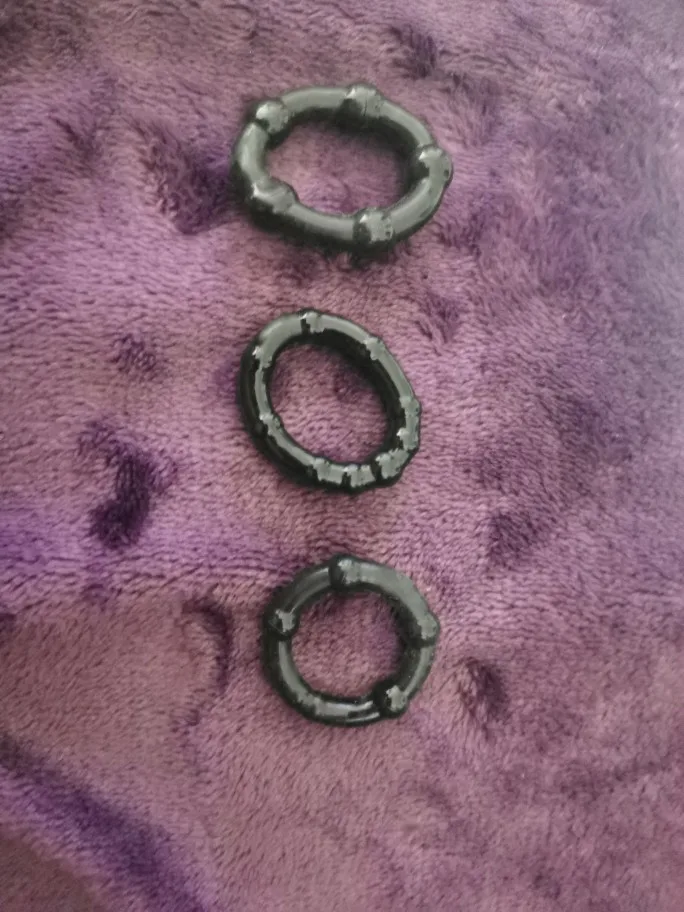 3 Pcs/Set Cock Penis Ring Bead Penis Ring Male Delay Ejaculation