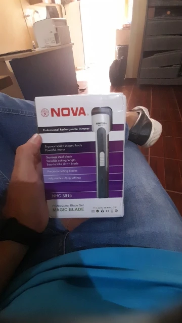 Máquininha De Cortar Cabelo e/ou Barbeador Portátil Aparador Barba 3915 bivolt Recarregável-ENVIO IMEDIATO PARA TODO BRASIL photo review