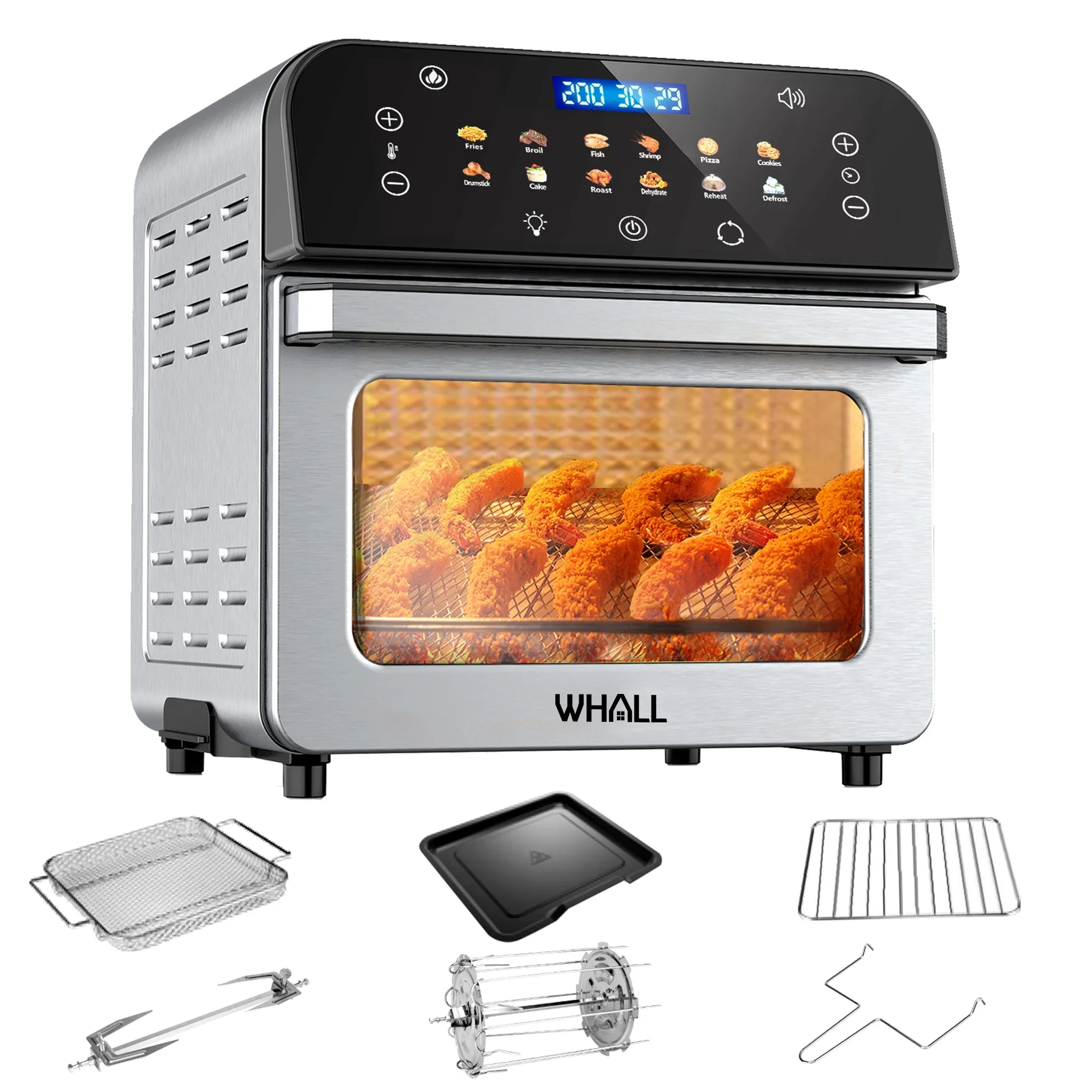WHALL Toaster Oven, 12QT Air Fryer 1